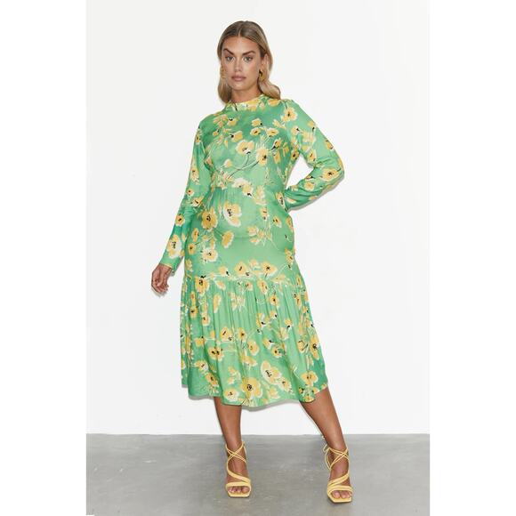 Never Fully Dressed Green Daisy Dress Size 8 - Picture 1 of 8